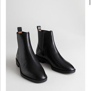 & Other Stories Chelsea Leather Boots